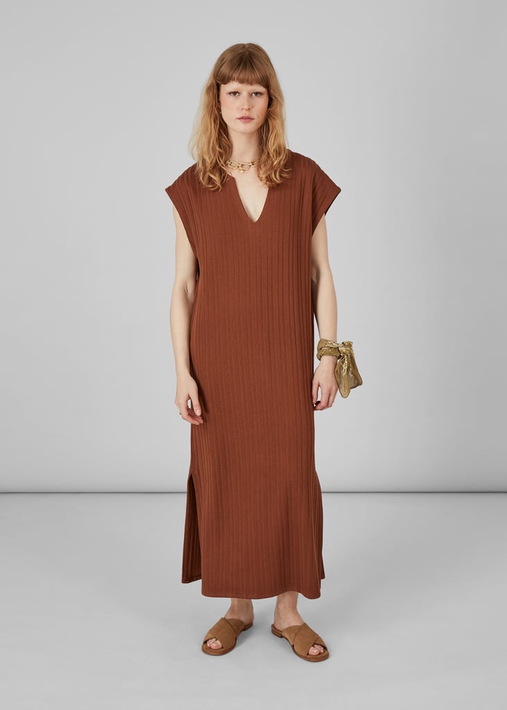 l'exception Robe longue sans manches Marron L'Exception Paris