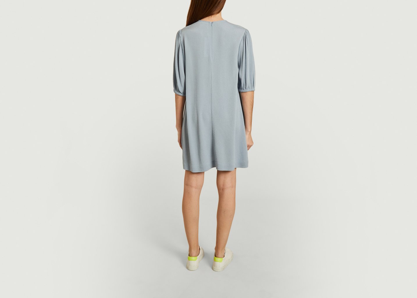 L'exception Robe Manches 3/4 Aram Bleu Clair Samsoe & Samsoe