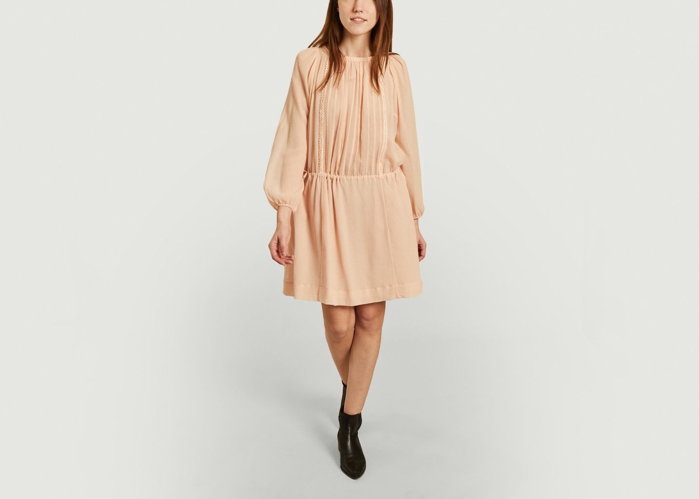 L'exception Robe Manches Longues Poudre See By Chloé