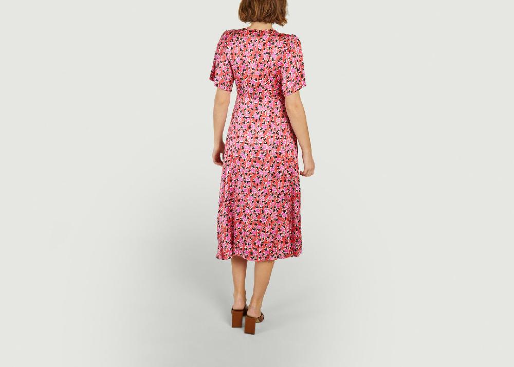 L'exception Robe Midi Imprimé Fleuri Cedia Imprimé Suncoo