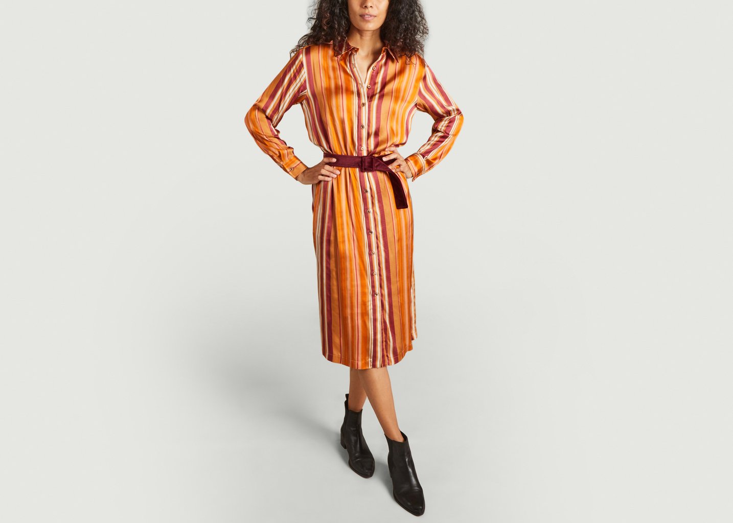 L'exception Robe Redevable Orange La Petite Française