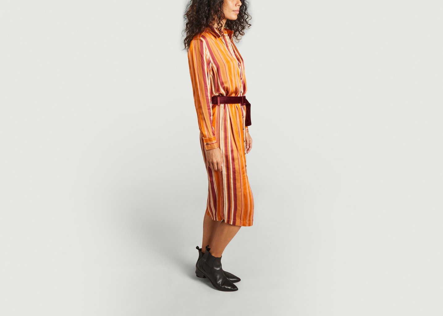 L'exception Robe Redevable Orange La Petite Française