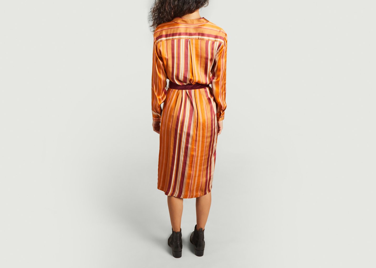L'exception Robe Redevable Orange La Petite Française
