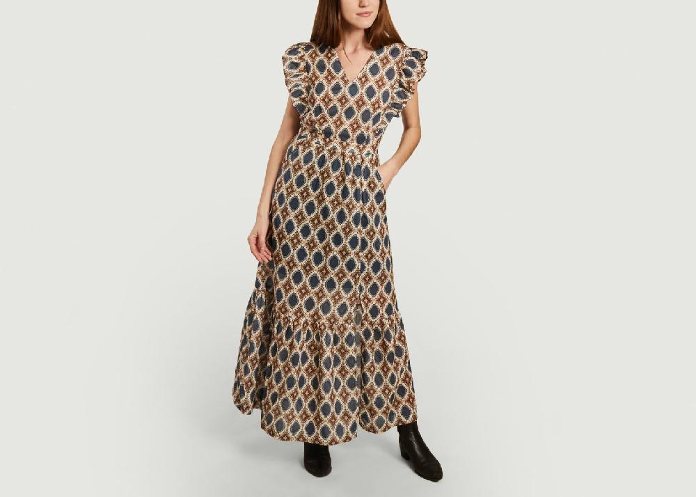 l'exception Robe Relais Bleu Marine La Petite Française