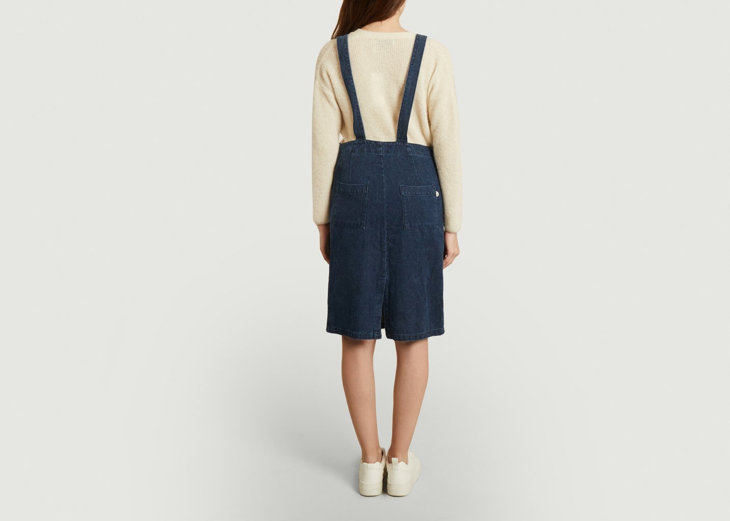 L'exception Robe Salopette En Chanvre Denim Thinking Mu