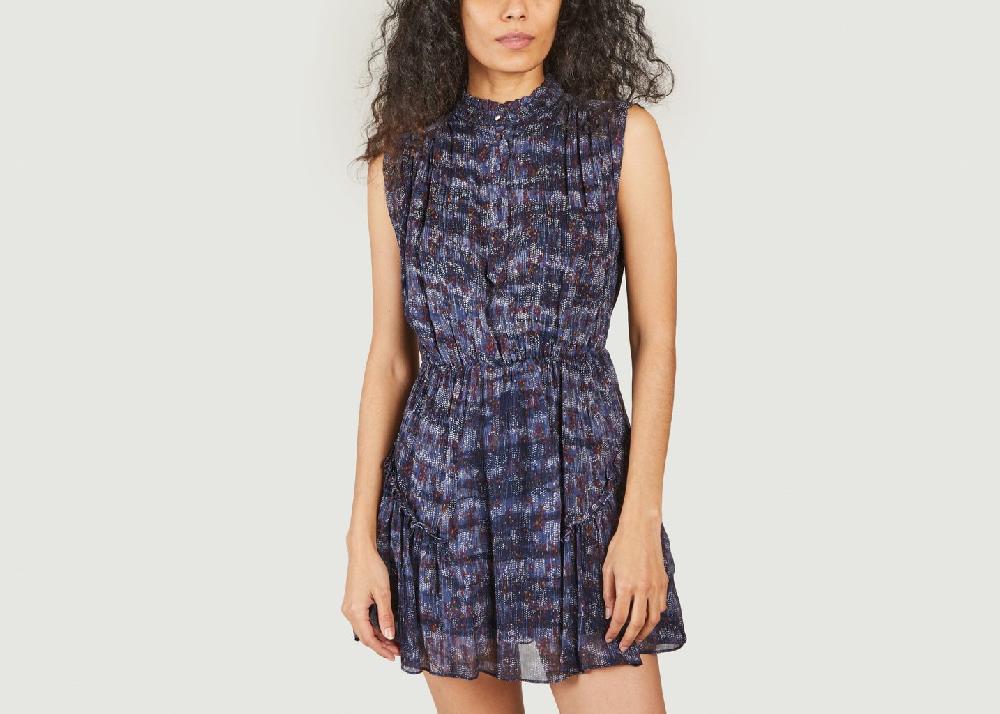 l'exception Robe sans manche Lane Sao Bleu Marine Sessùn