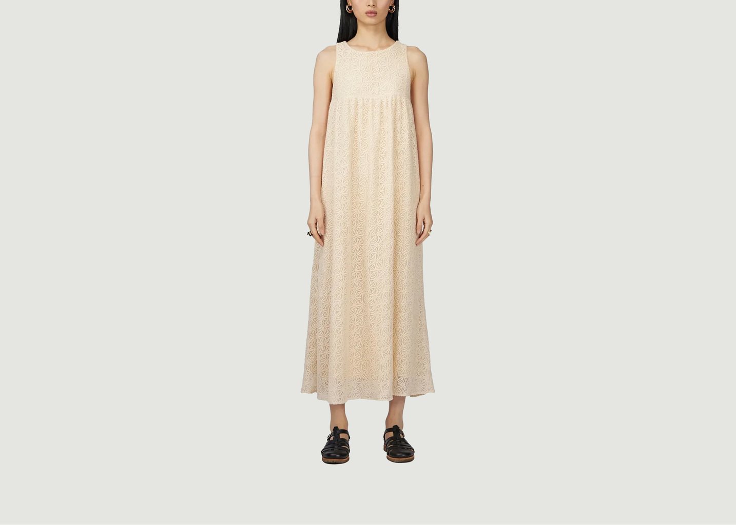 l'exception Robe Sperone en dentelle Crème Heimstone