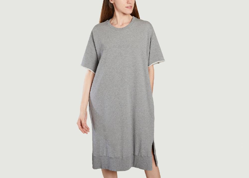 l'exception Robe t shirt oversize Gris MM6 Maison Margiela