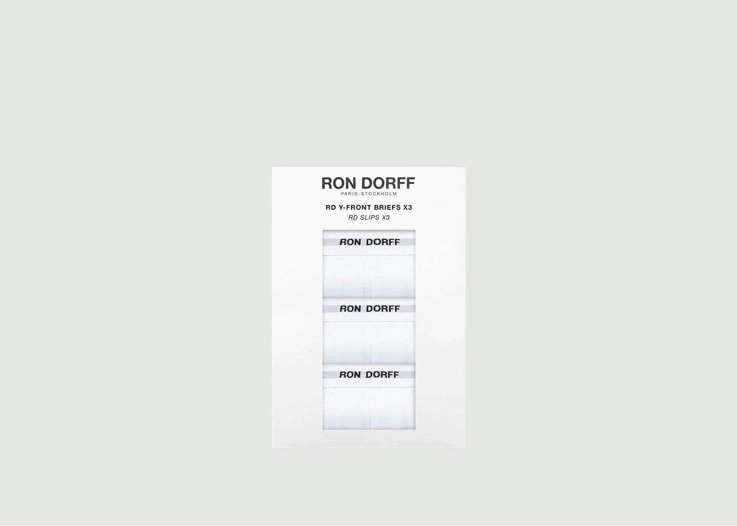 L'exception RON DORFF Kit Slip Y Front Blanc Ron Dorff