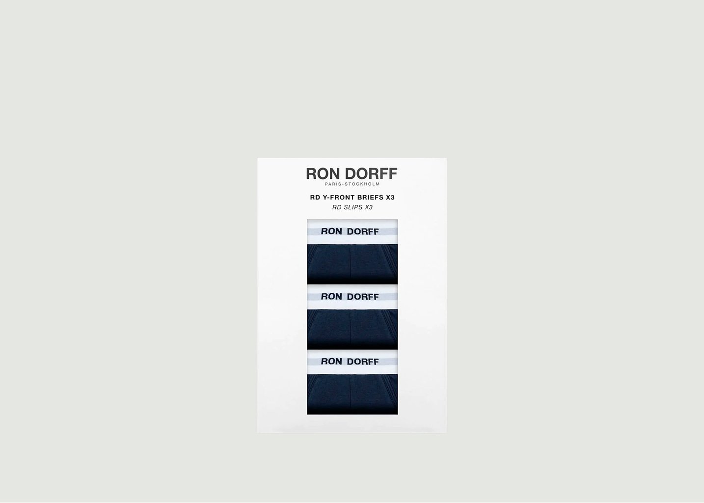 L'exception RON DORFF Kit Slip Y Front Bleu Ron Dorff