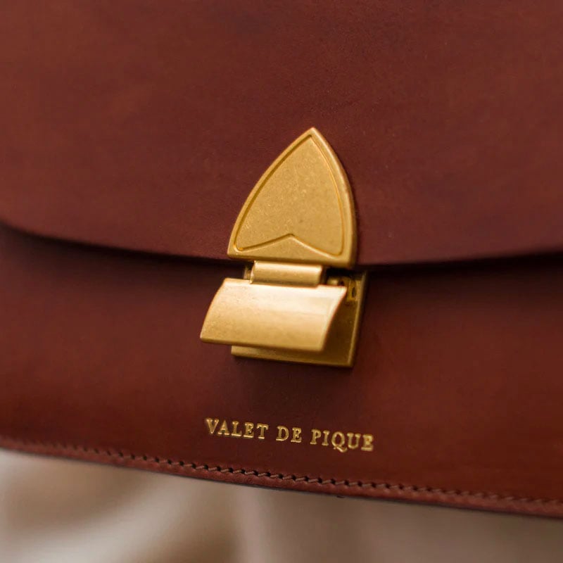 L'exception Sac à Main Colette Chocolat Valet De Pique