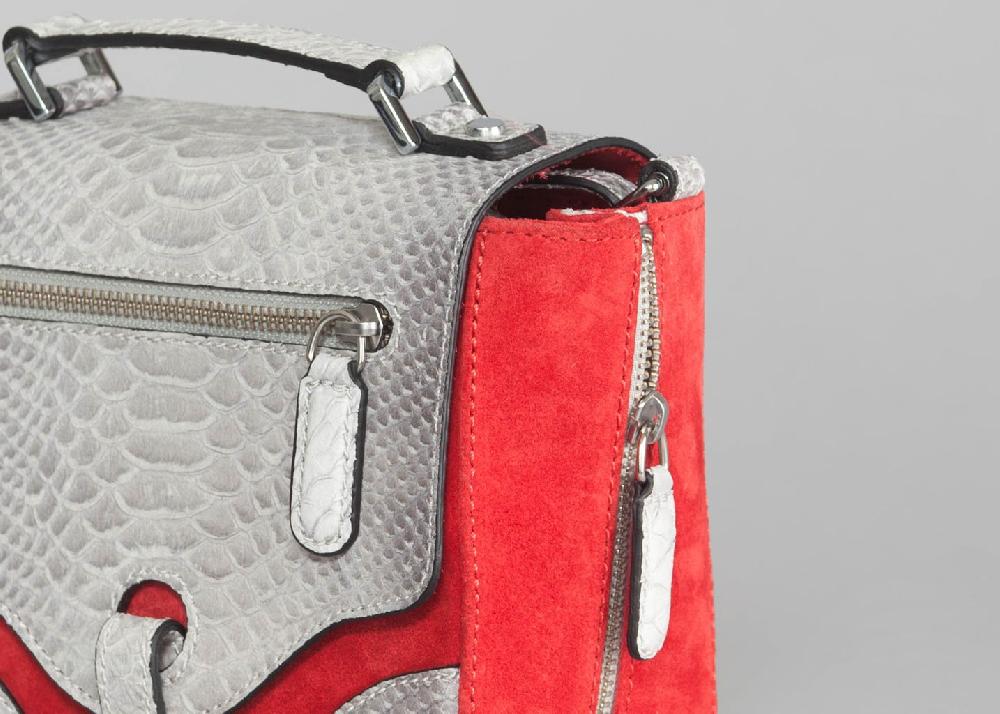 L'exception Sac Appareil Photo Newton Snake Rouge Liné Jagot