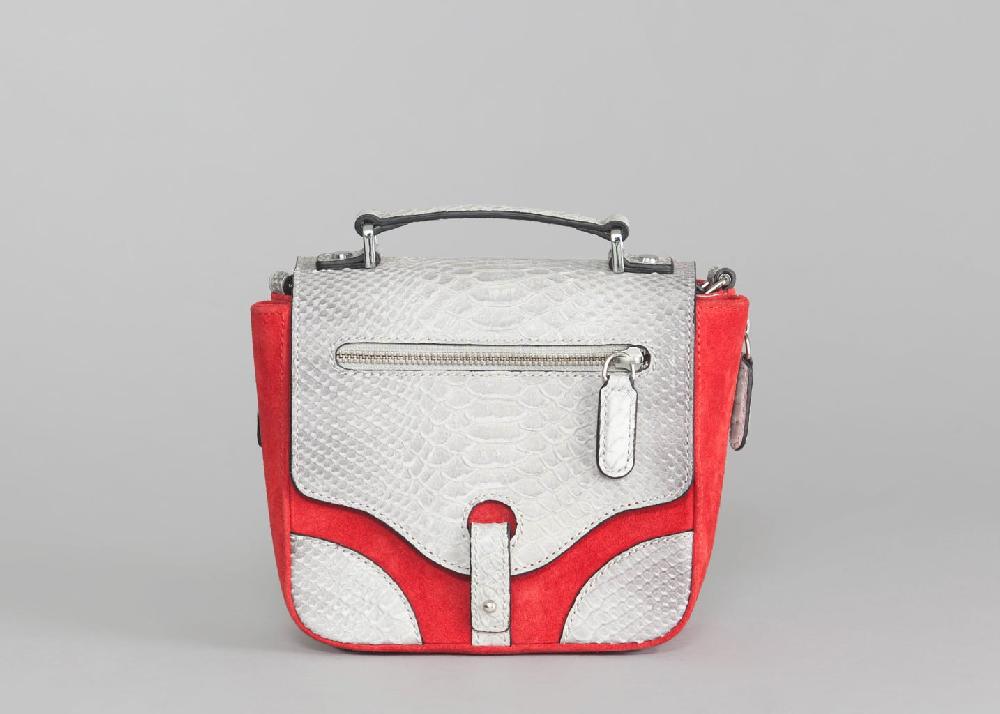 l'exception Sac Appareil Photo Newton Snake Rouge Liné Jagot