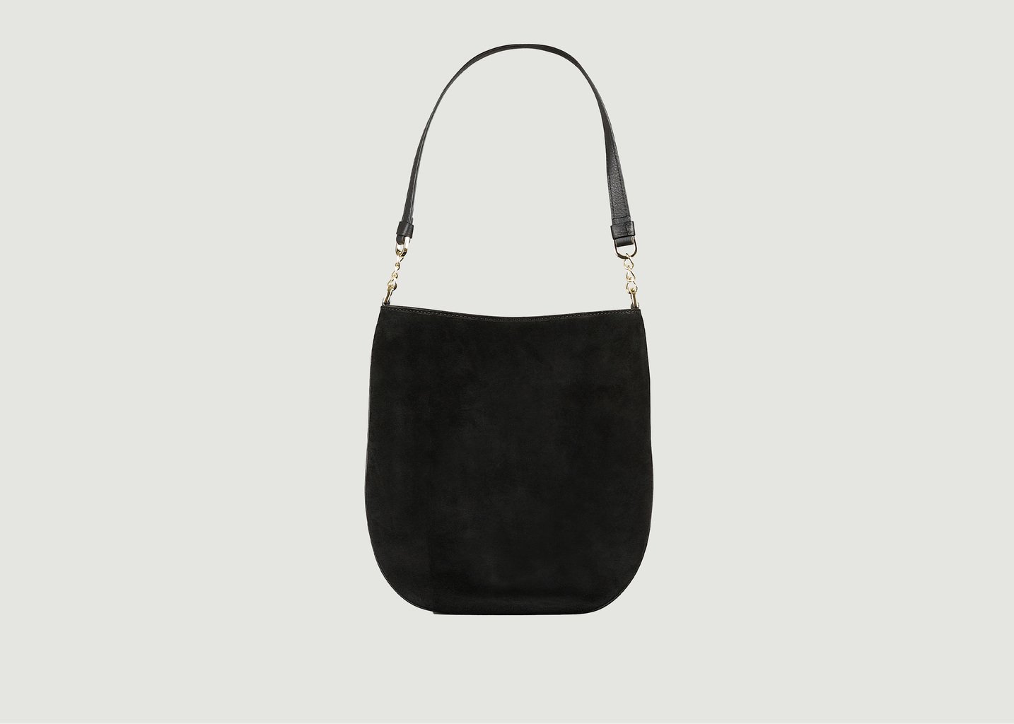 l'exception Sac Evelyne Hobo en cuir Noir Tila March
