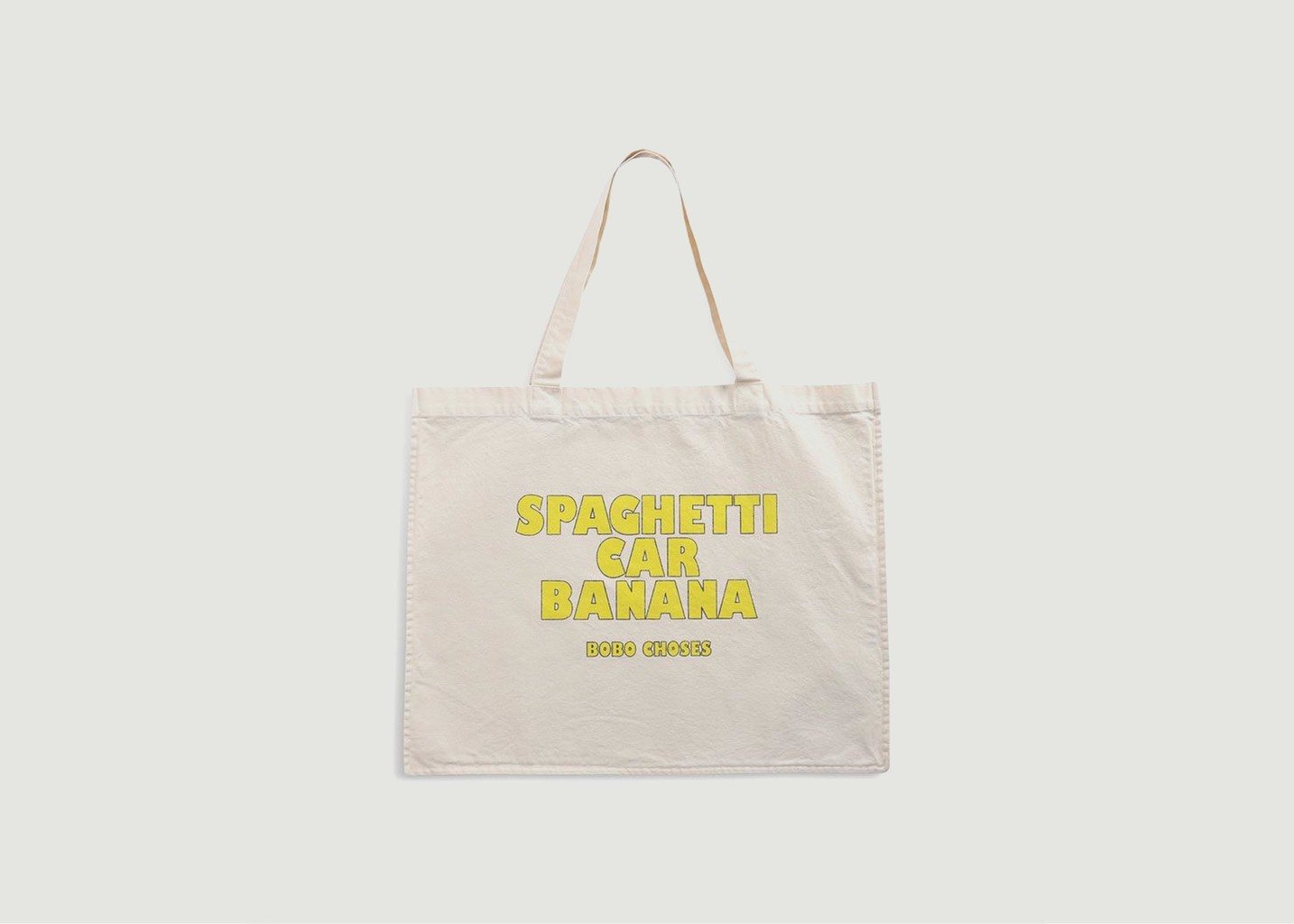 l'exception Sac fourre tout Spaghetti Car Banana Ecru Bobo Choses