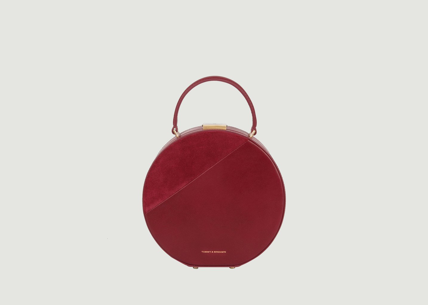 L'exception Sac Hatbox Bimatière Bordeaux Tammy & Benjamin