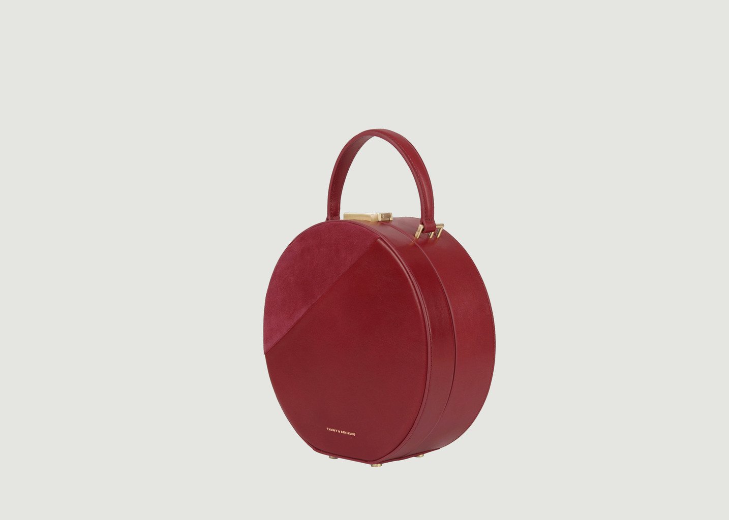 L'exception Sac Hatbox Bimatière Bordeaux Tammy & Benjamin