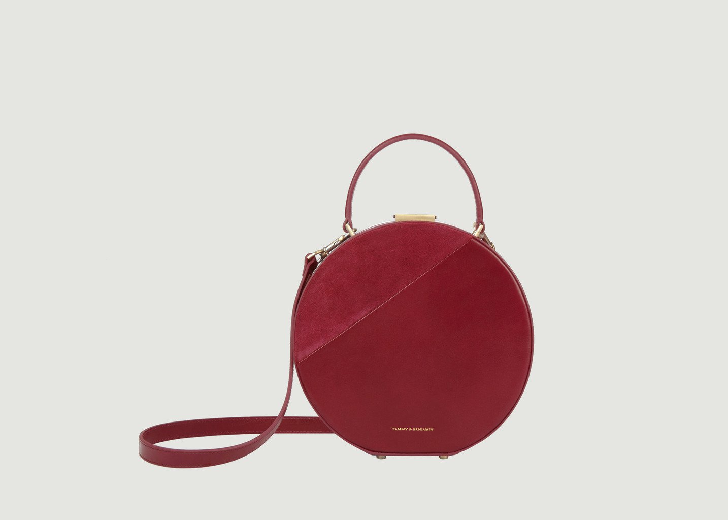 l'exception Sac Hatbox Bimatière Bordeaux Tammy & Benjamin