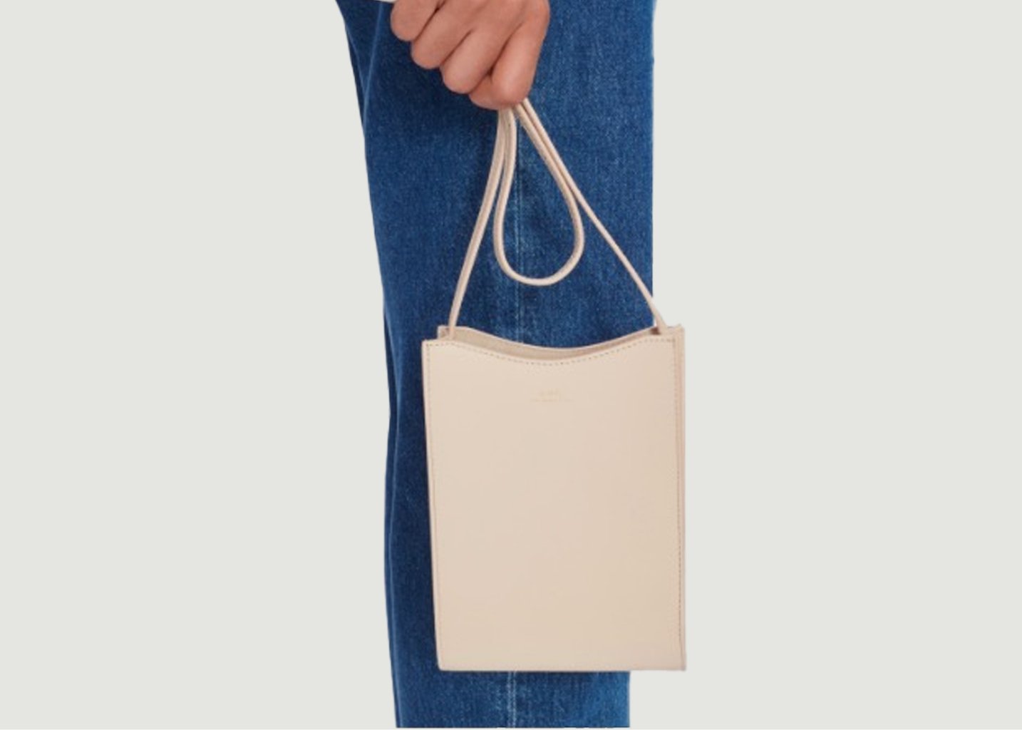 l'exception Sac Pochette Neck Pouch Jamie Crème APC Paris