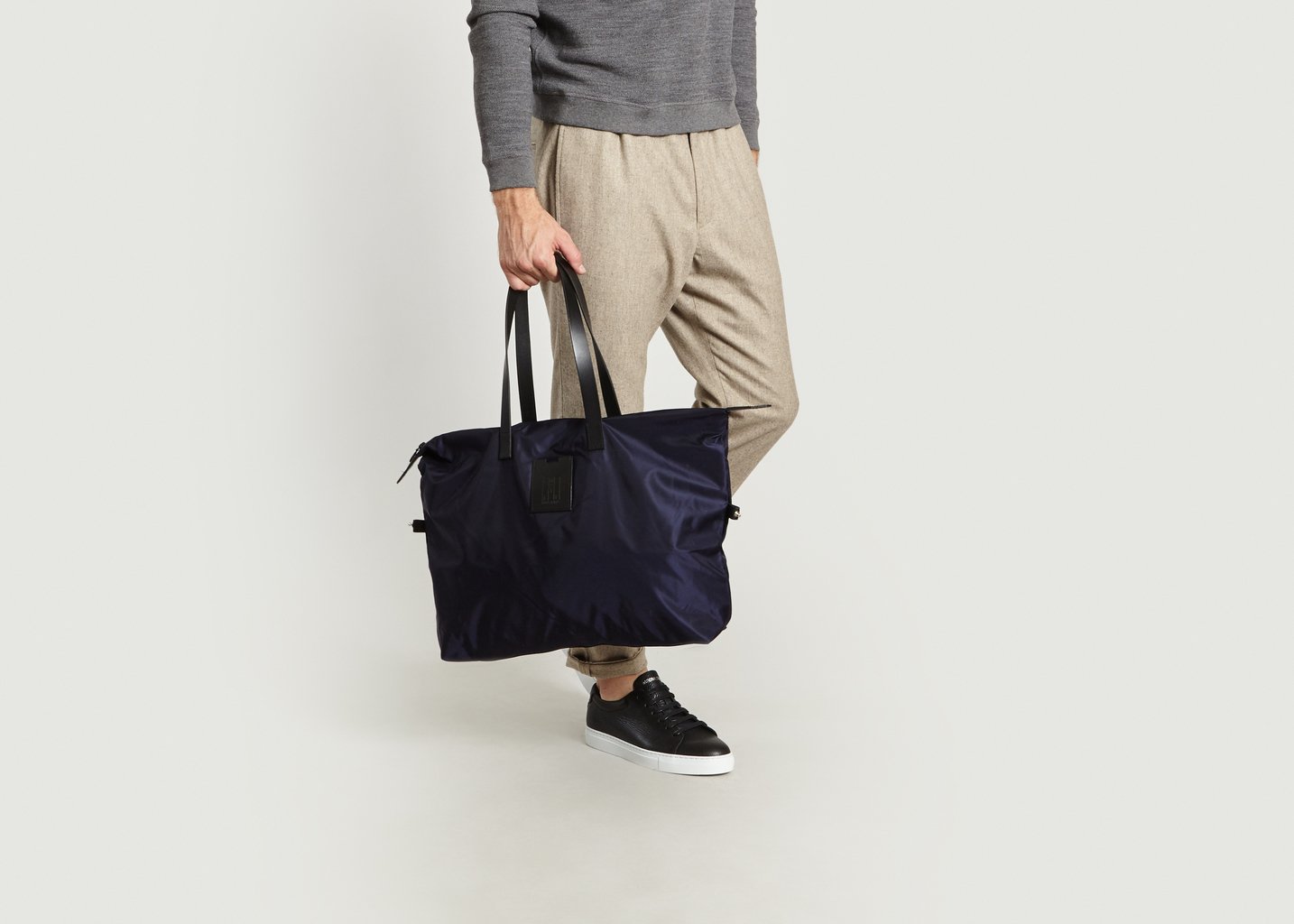 l'exception Sac Zip Medium Bleu Marine Hotel Paris Tokyo