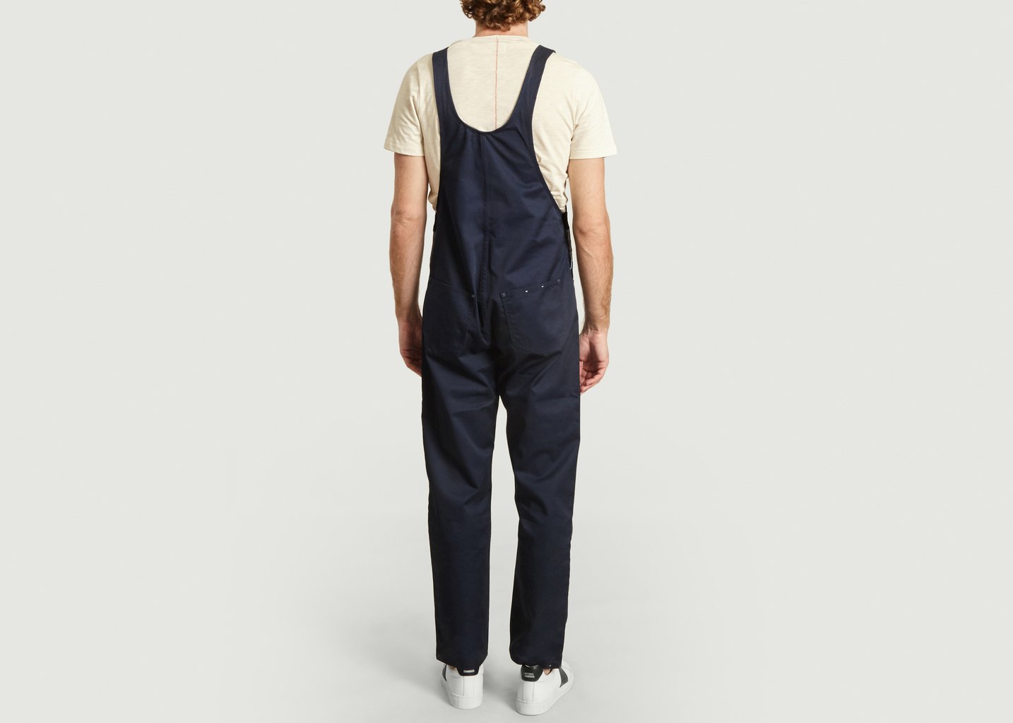 L'exception Salopette Coton Twill Bleu Marine M.C. Overalls