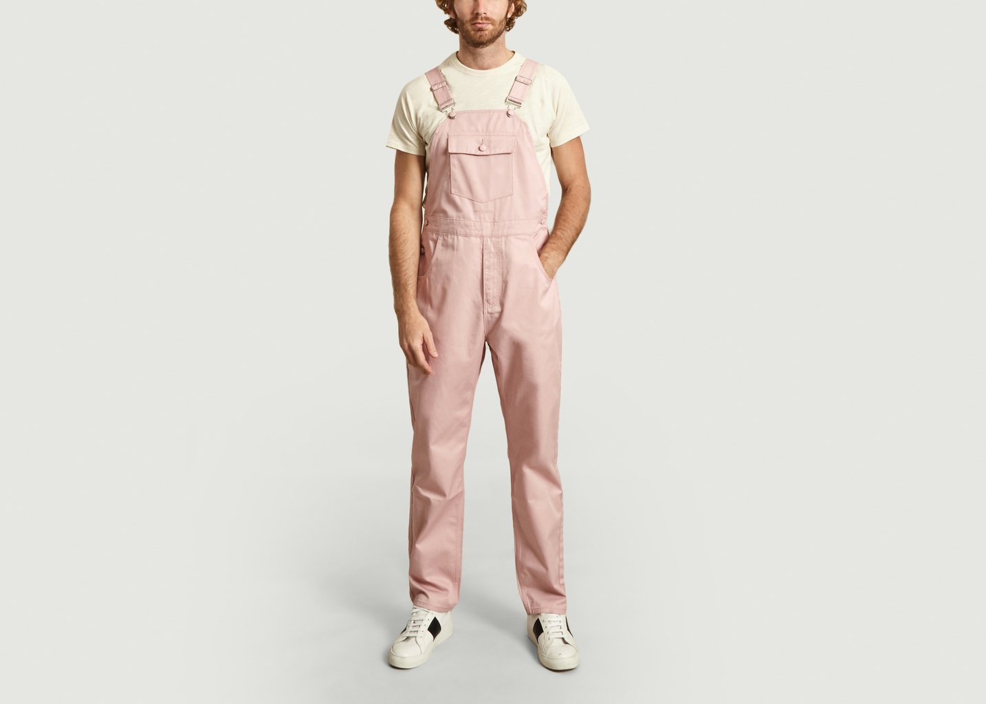 L'exception Salopette Coton Twill Rose M.C. Overalls