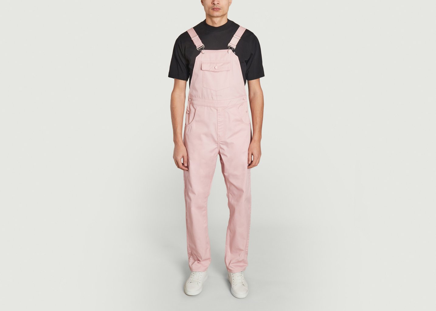 L'exception Salopette En Coton Rose Pâle M.C. Overalls