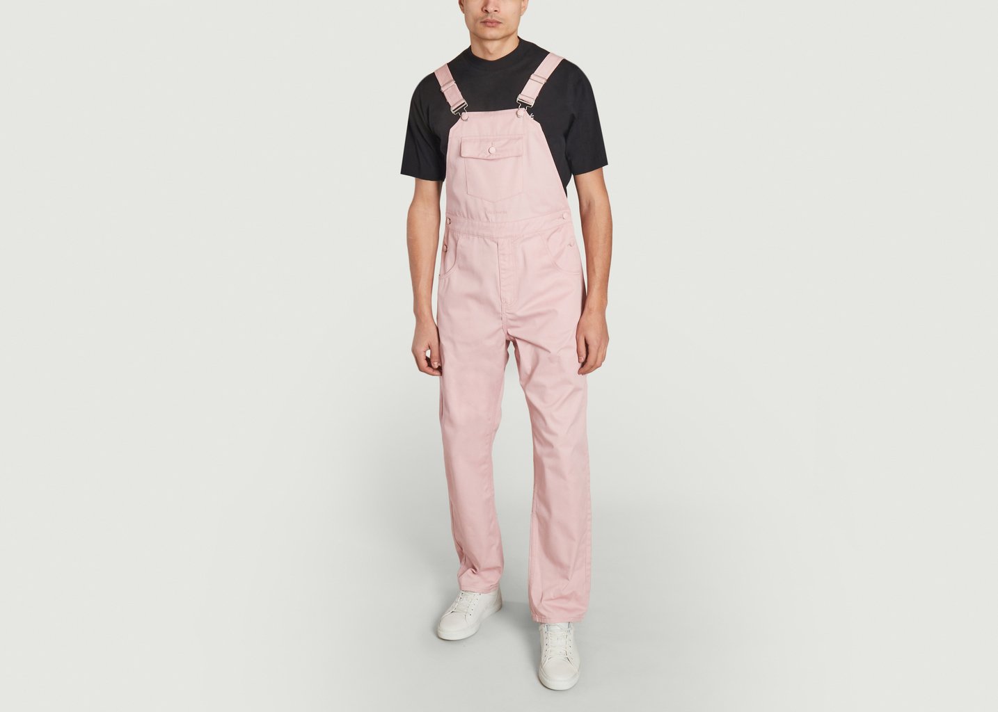 l'exception Salopette en Coton Rose Pâle M.C. Overalls