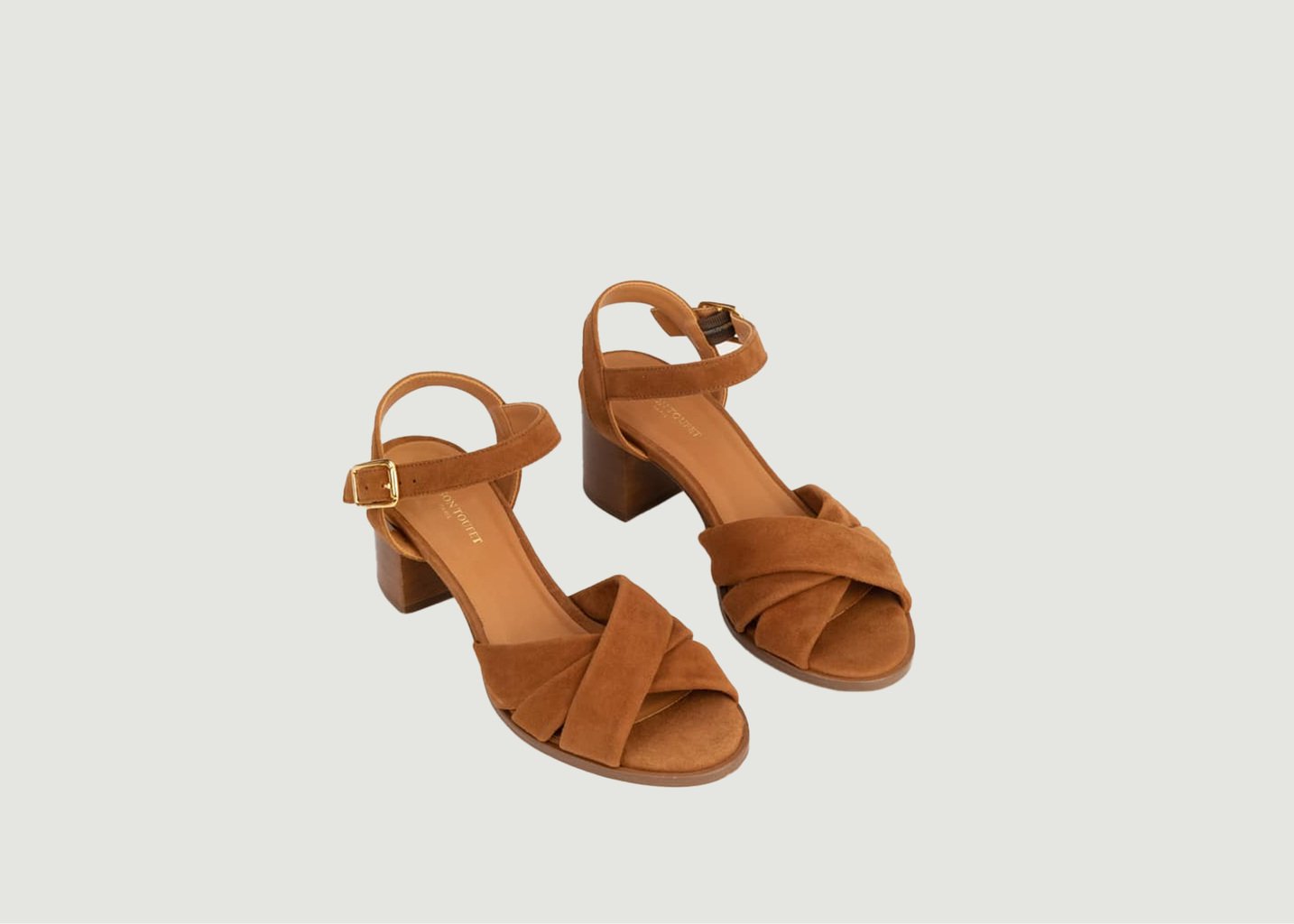 L'exception Sandale Antoinette Cognac Maison Toufet