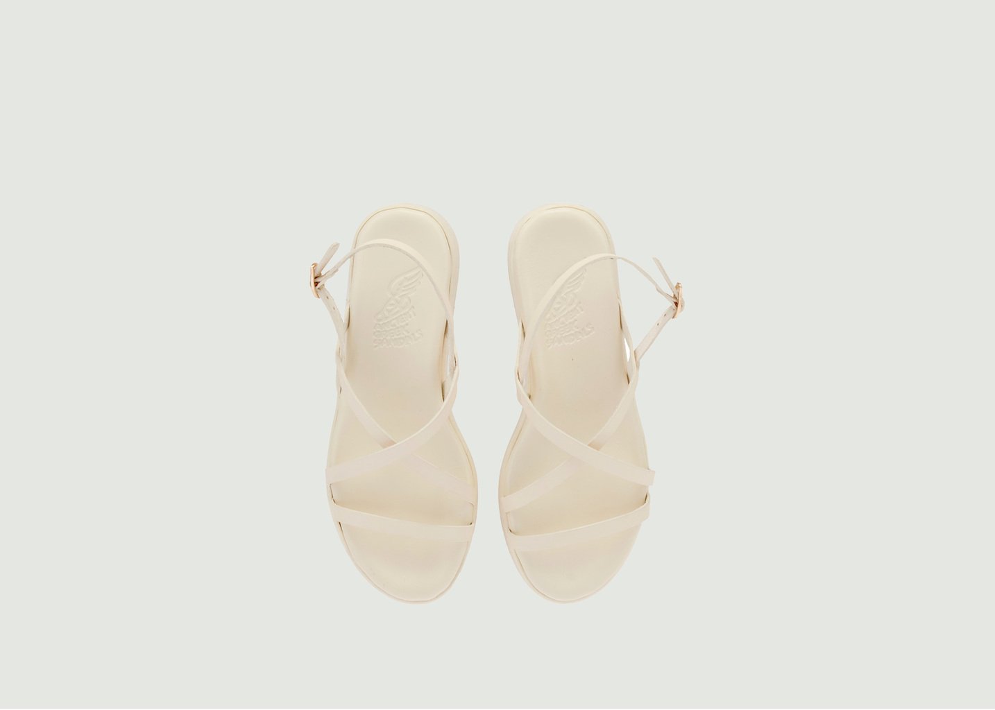 L'exception Sandale Silia Blanc Ancient Greek Sandals