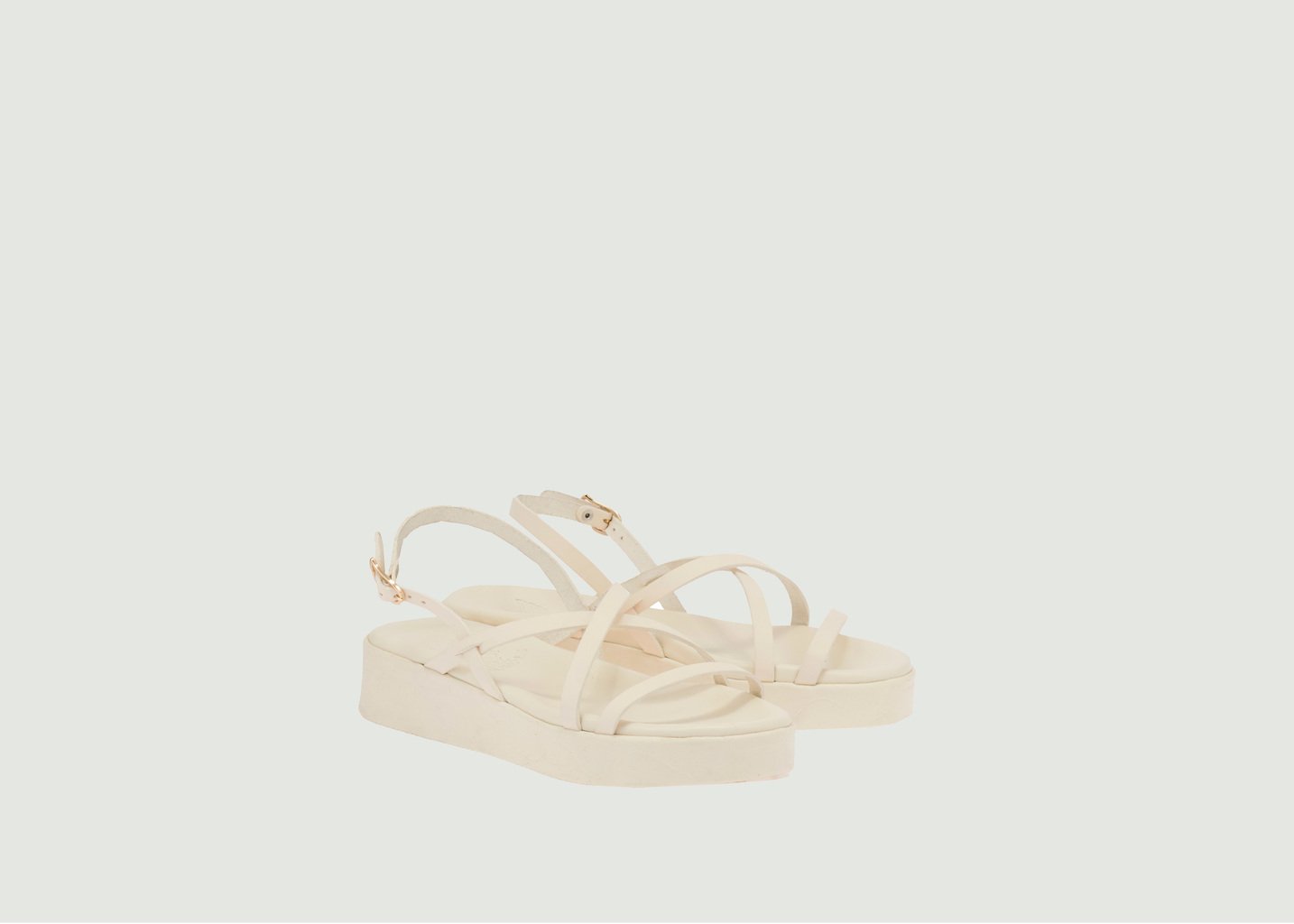 L'exception Sandale Silia Blanc Ancient Greek Sandals