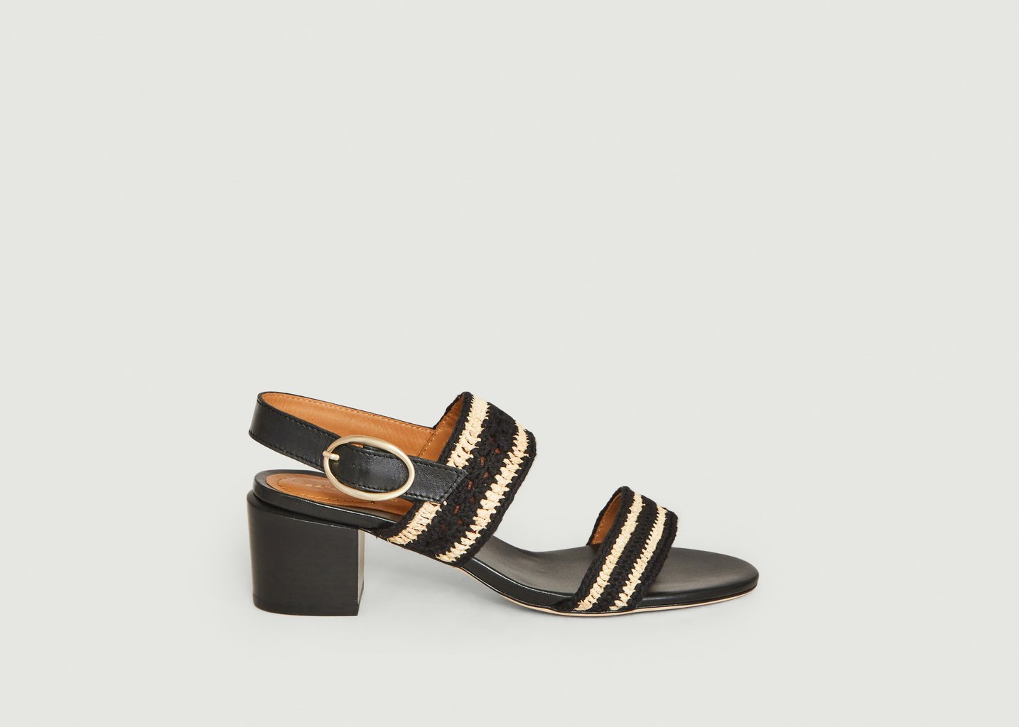 L'exception Sandales à Talons 4 5 Cm Noir Vanessa Bruno