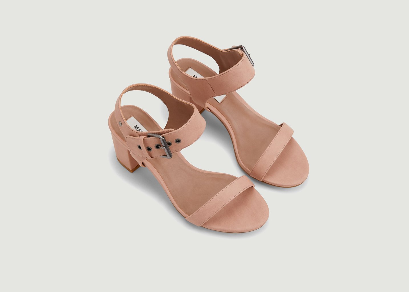L'exception Sandales à Talons Elysa Rose Pâle Matt & Nat