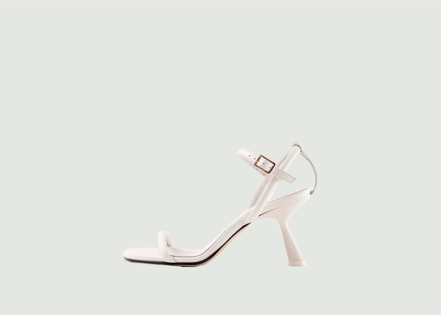 l'exception Sandales à talons en cuir Carolina Blanc Souliers Martinez