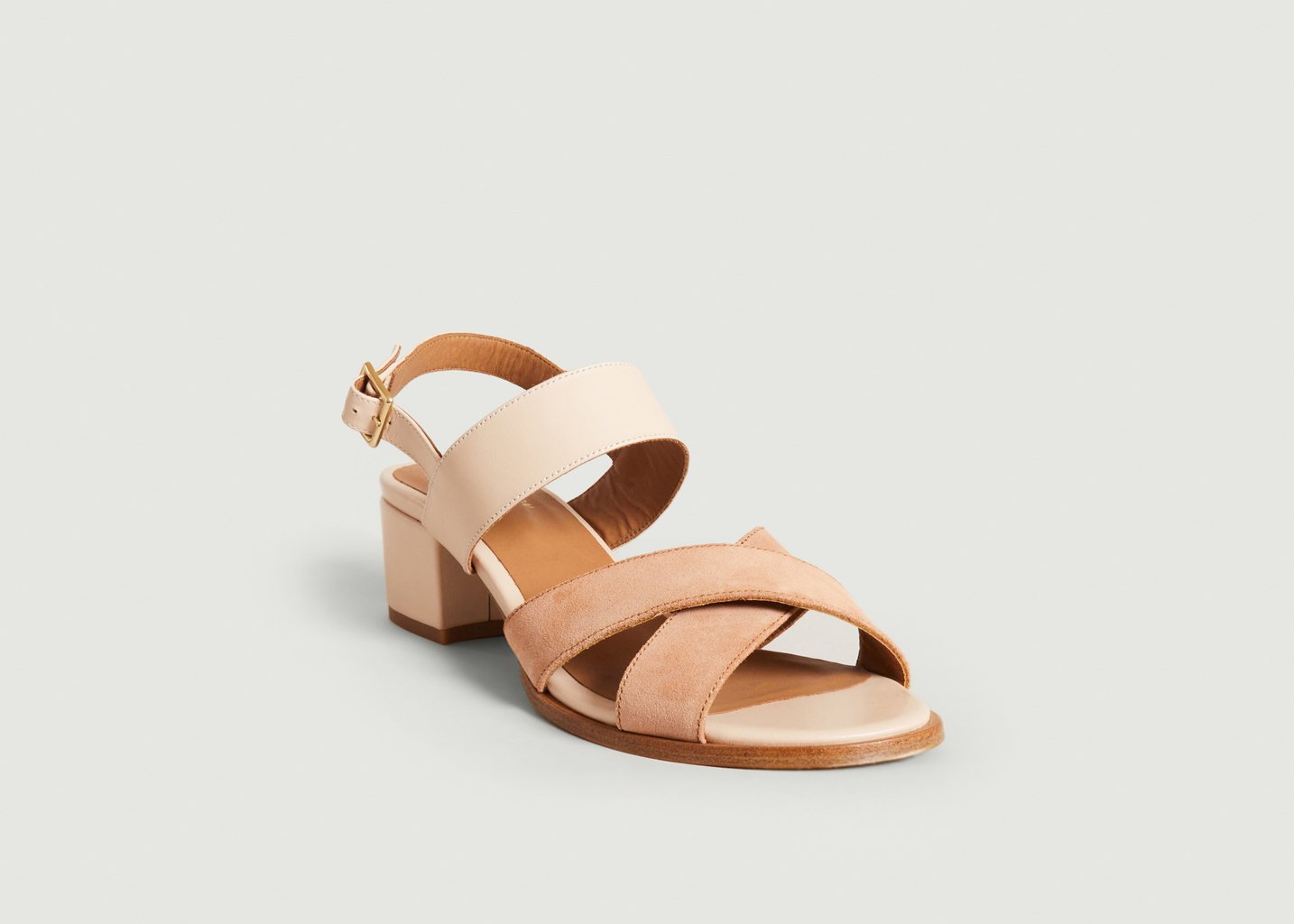 l'exception Sandales à talons Uzes L'Exception x Anthology Rose Pâle L'Exception Paris