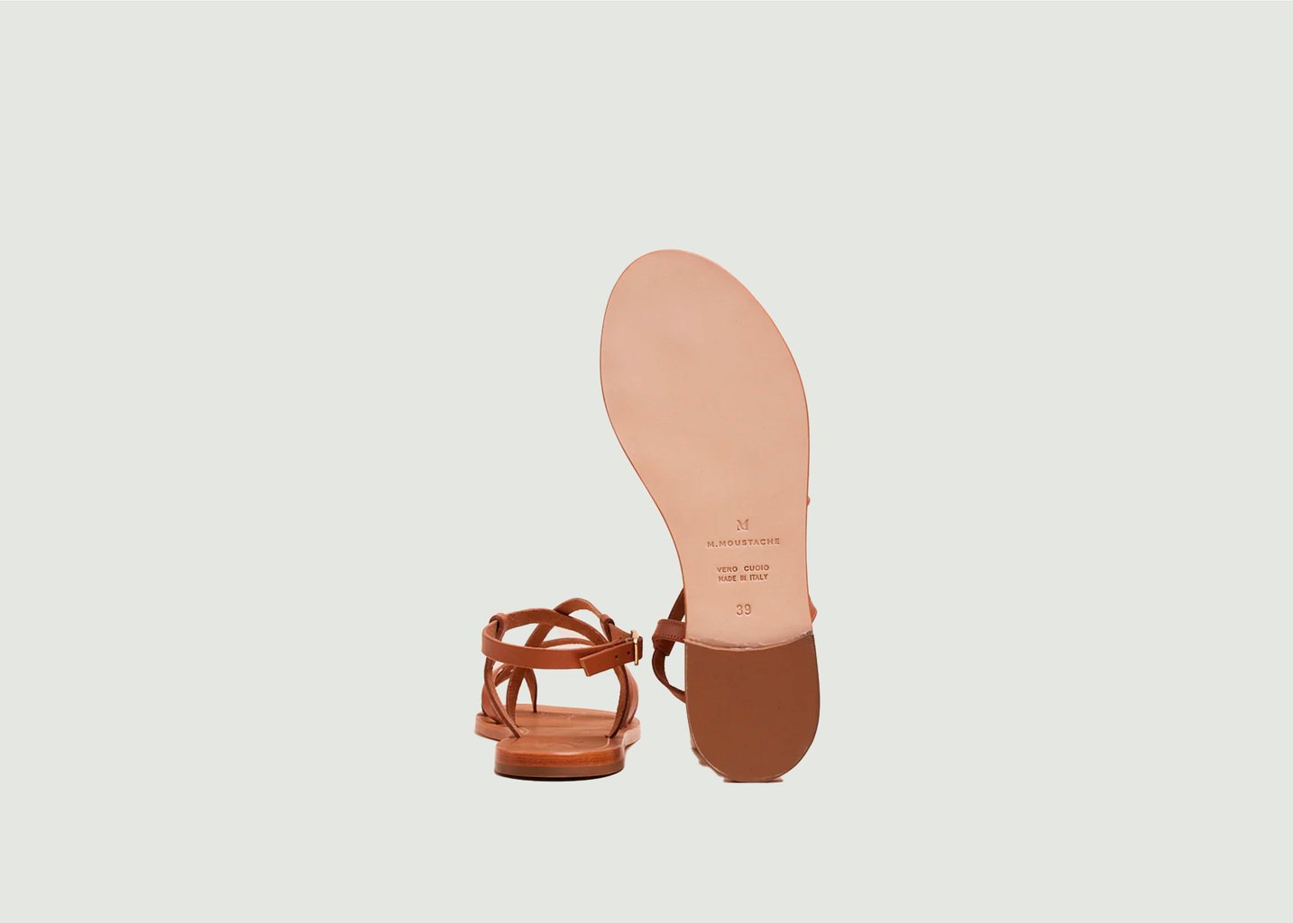 L'exception Sandales Alba Cognac Odaje Ex M.Moustache