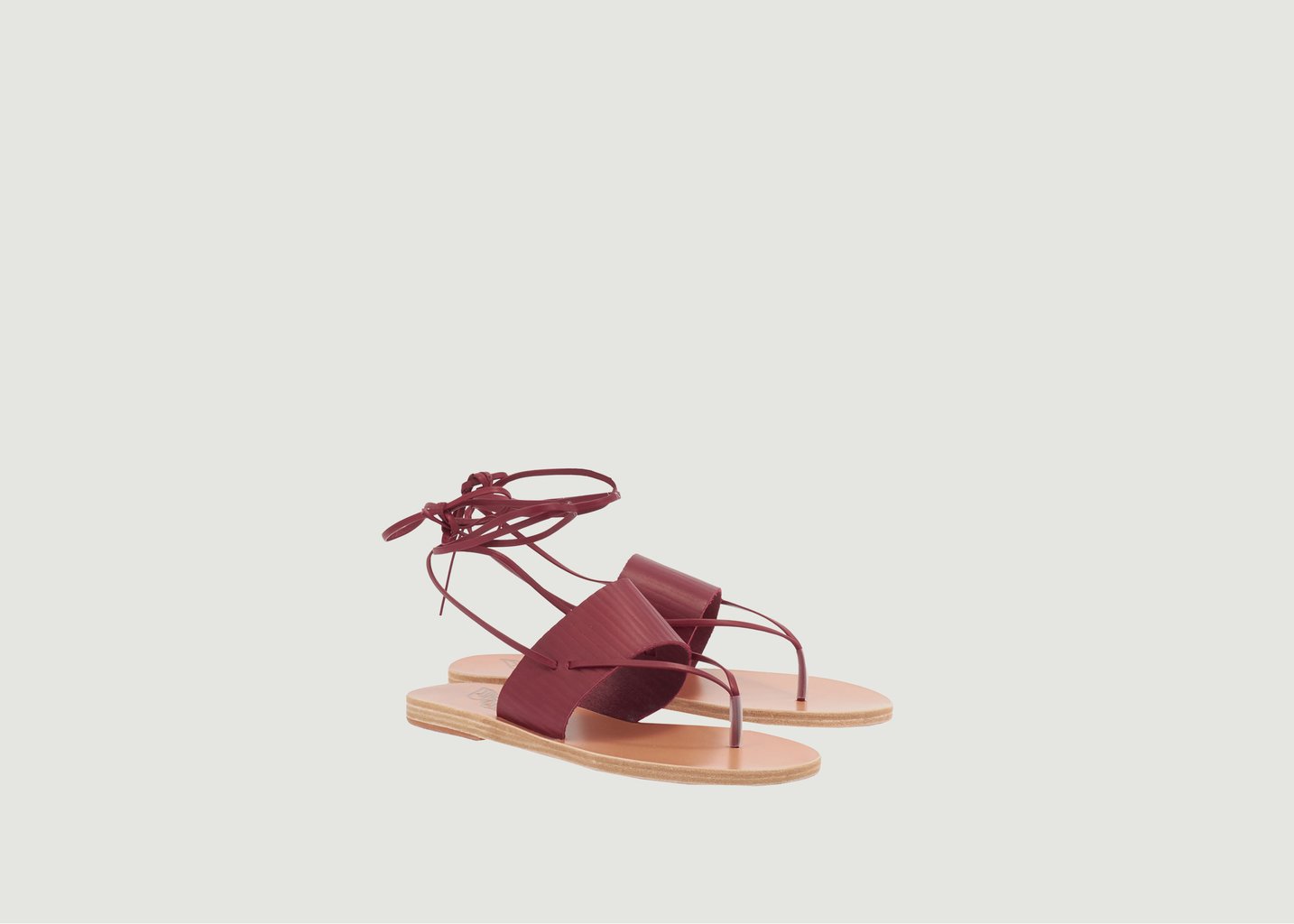 L'exception Sandales Aratro Cerise Ancient Greek Sandals