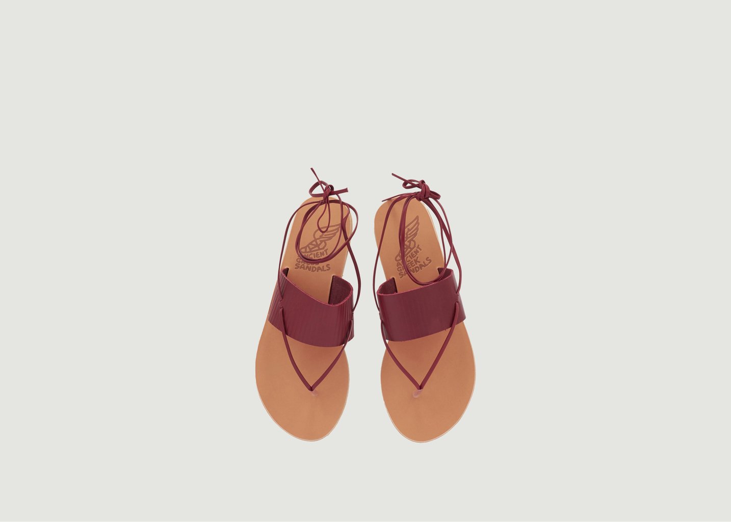 L'exception Sandales Aratro Cerise Ancient Greek Sandals