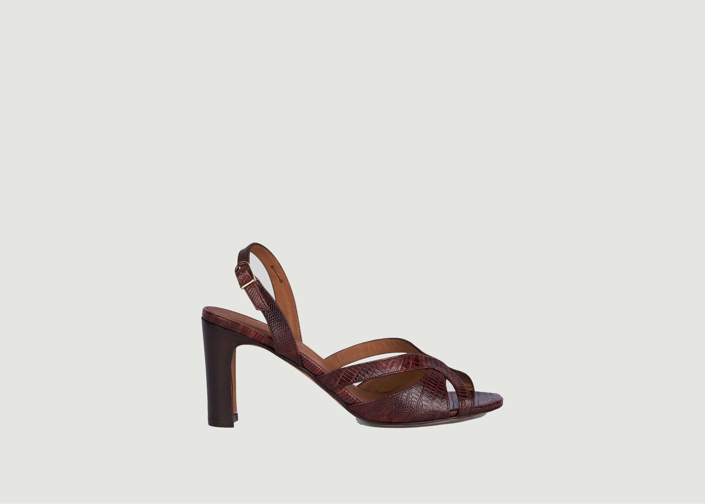 l'exception Sandales Augusta Marron Anthology Paris