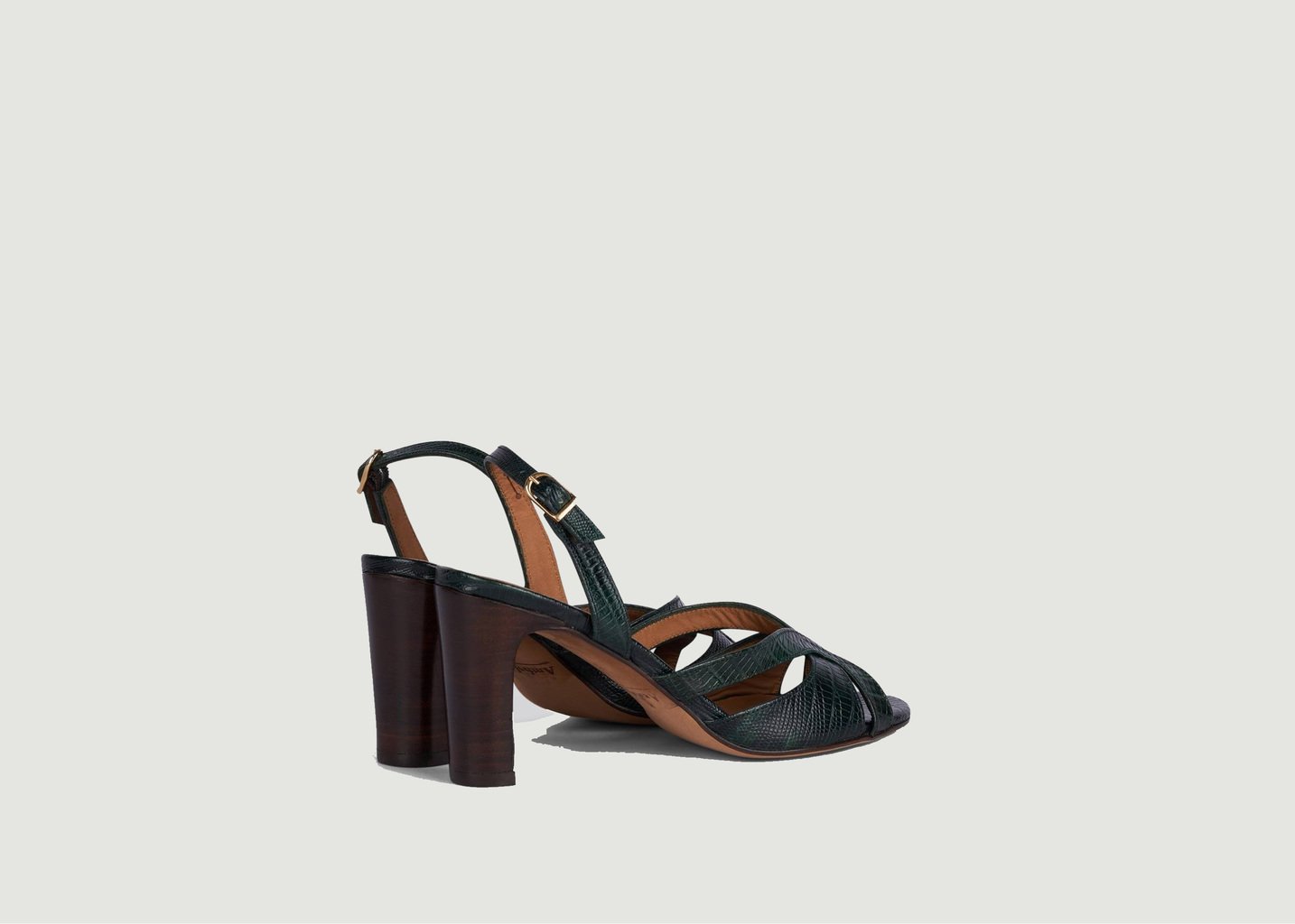 L'exception Sandales Augusta Vert Foncé Anthology Paris