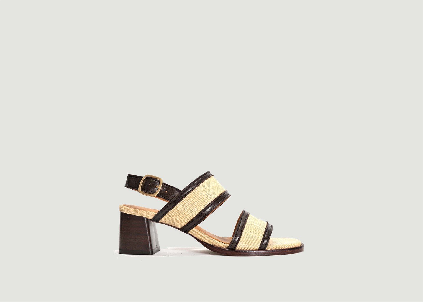 l'exception Sandales Avril en cuir Marron Anonymous Copenhagen