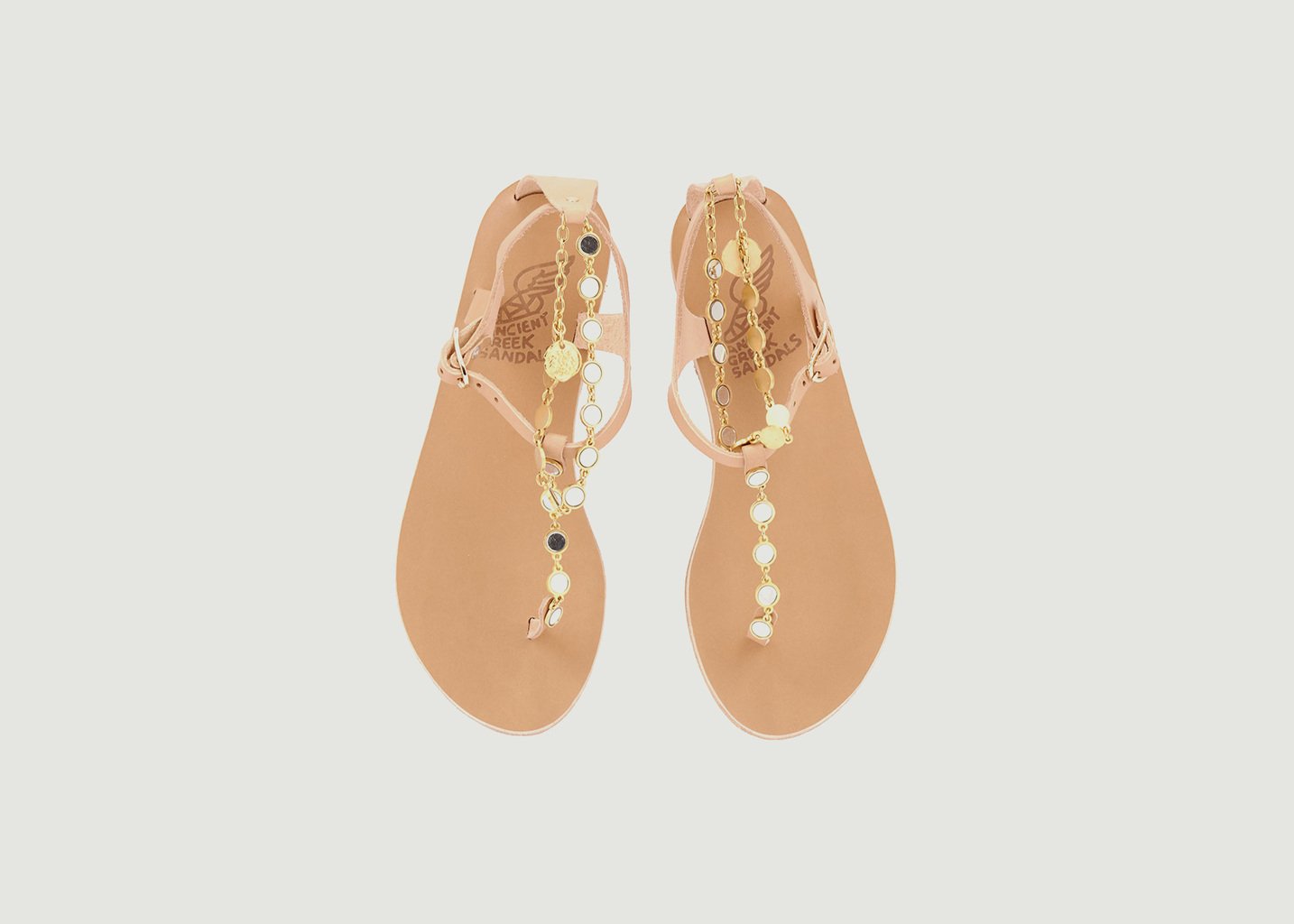 L'exception Sandales Chrysso Mirors Naturel Ancient Greek Sandals