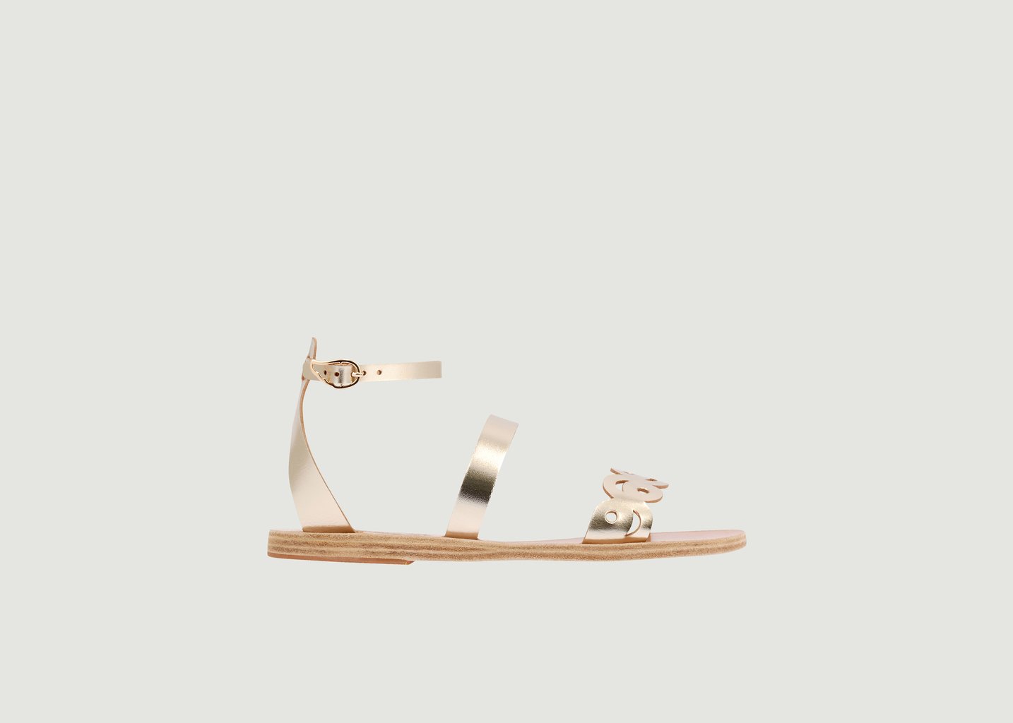 l'exception Sandales en cuir Dysi Or Ancient Greek Sandals