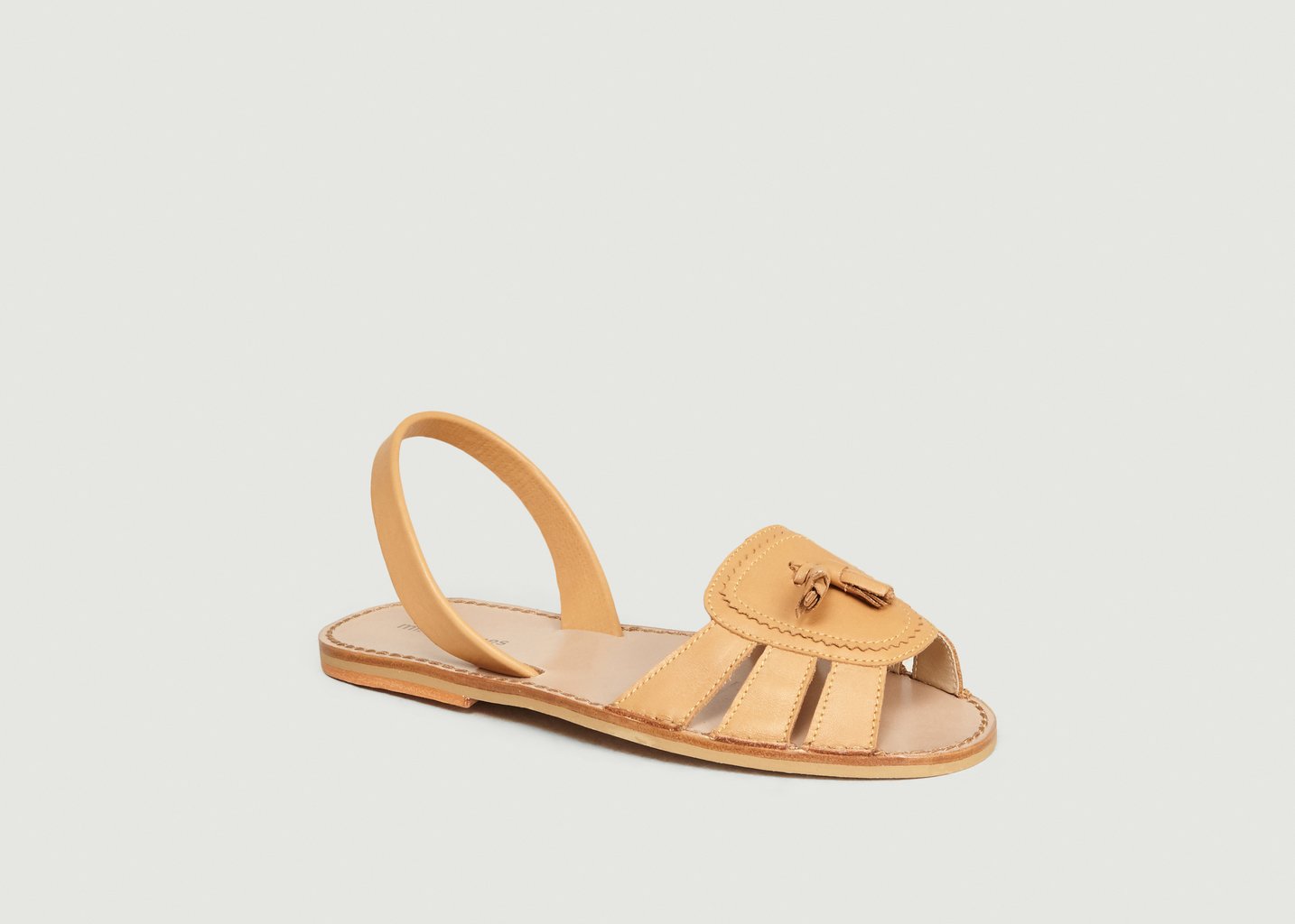 l'exception Sandales en cuir Neo 2 Naturel Minorquines