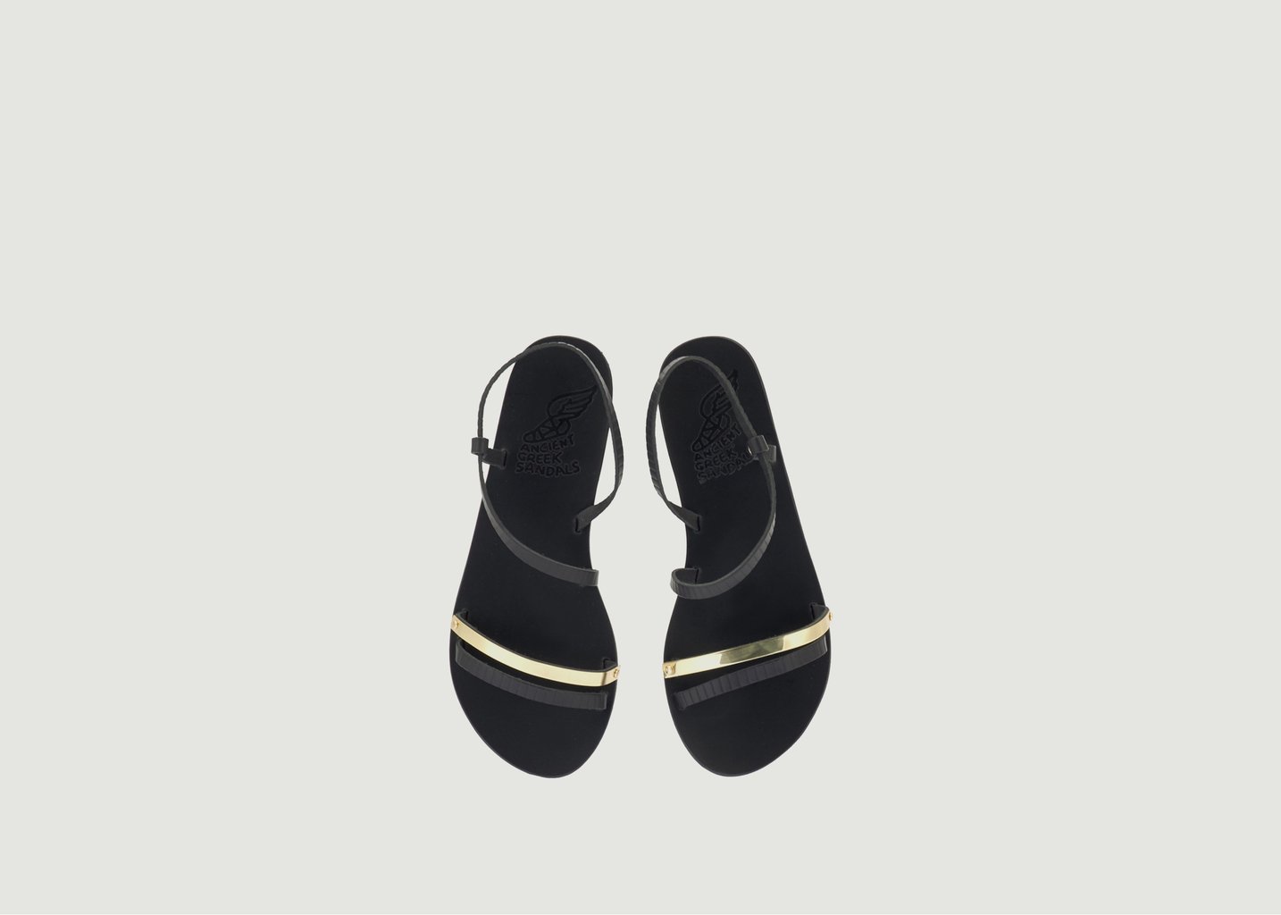 L'exception Sandales Goudi Noir Ancient Greek Sandals