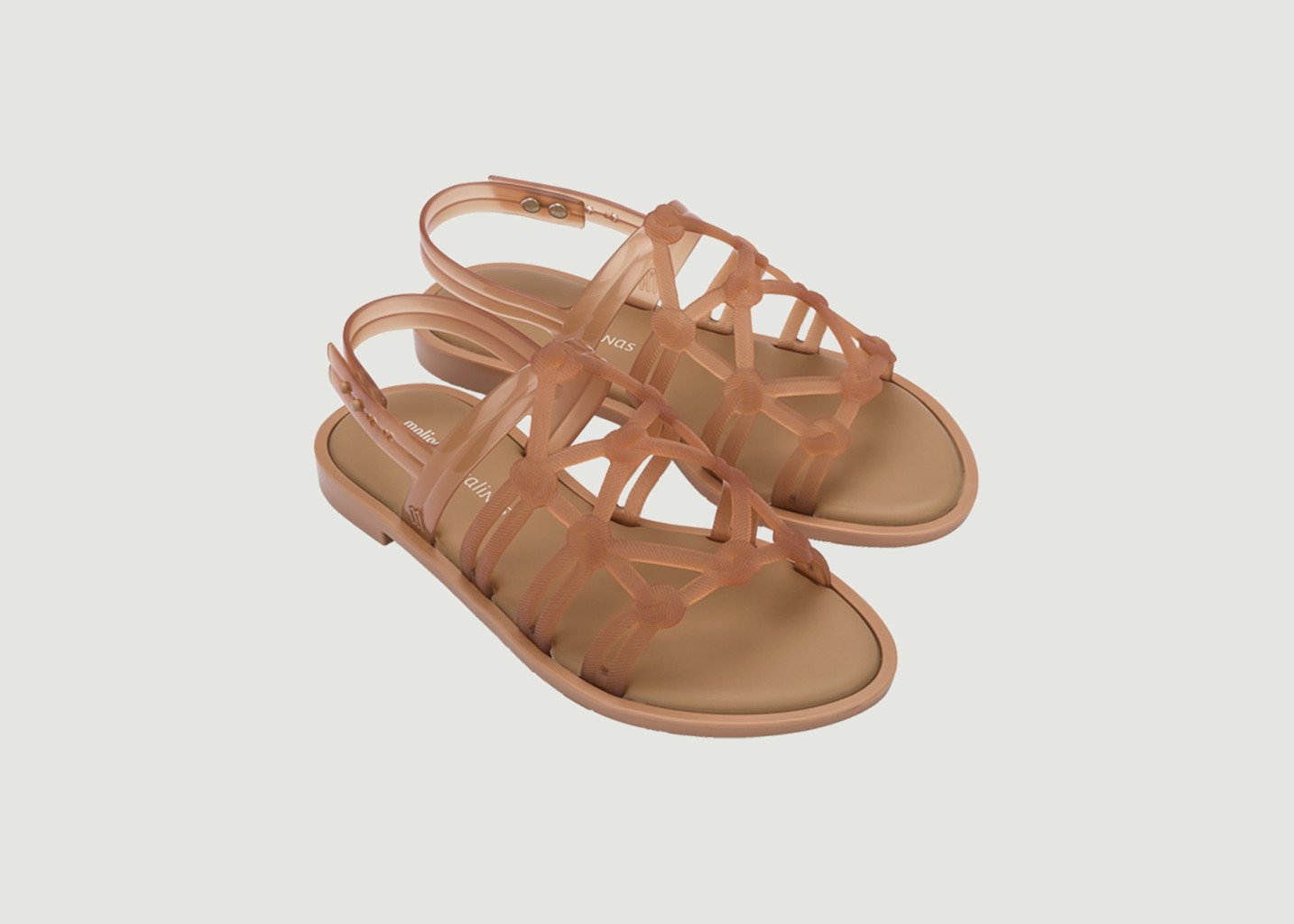 L'exception Sandales Ouvertes Boemia + Salinas Beige Melissa