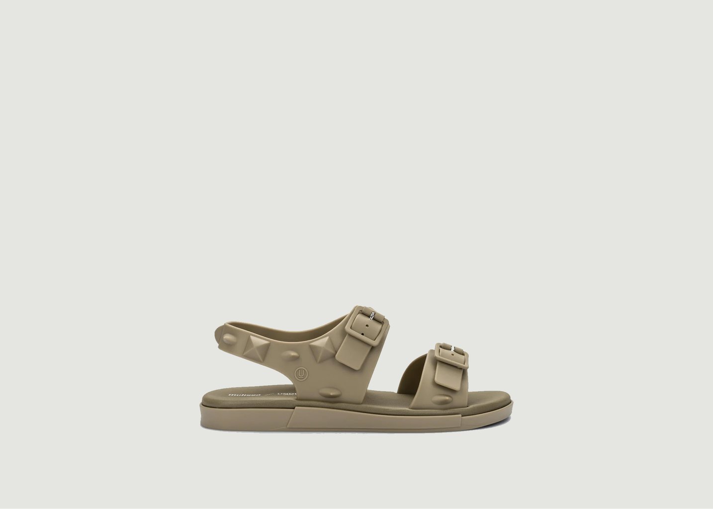 l'exception Sandales plates Spike Melissa x Undercover Beige Melissa