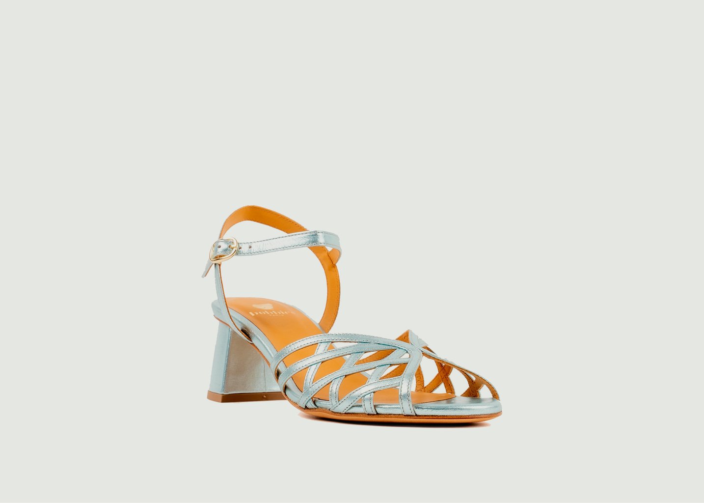 L'exception Sandales Salma Bleu Clair Bobbies Paris