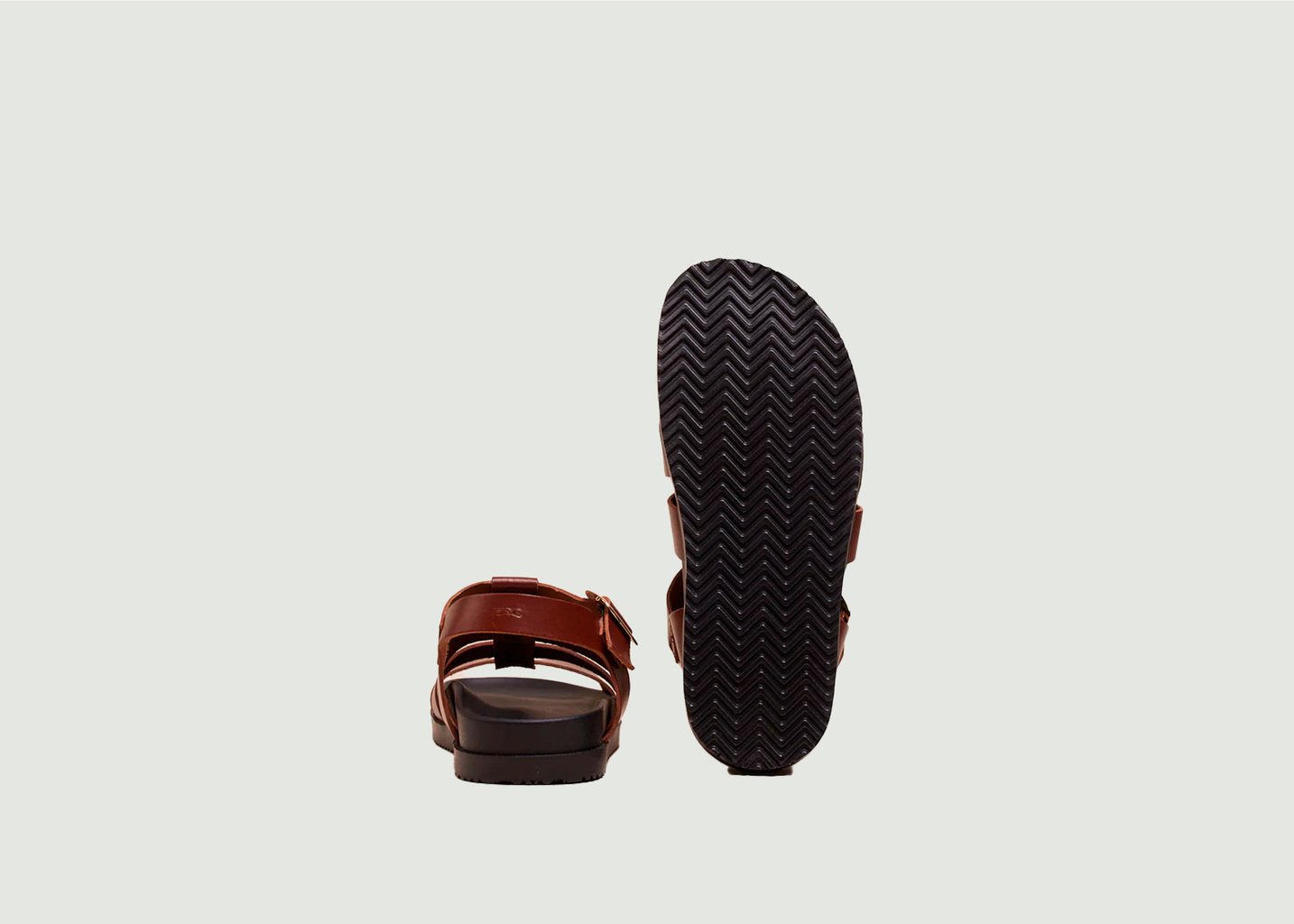 L'exception Sandales Scarlett Marron Odaje Ex M.Moustache