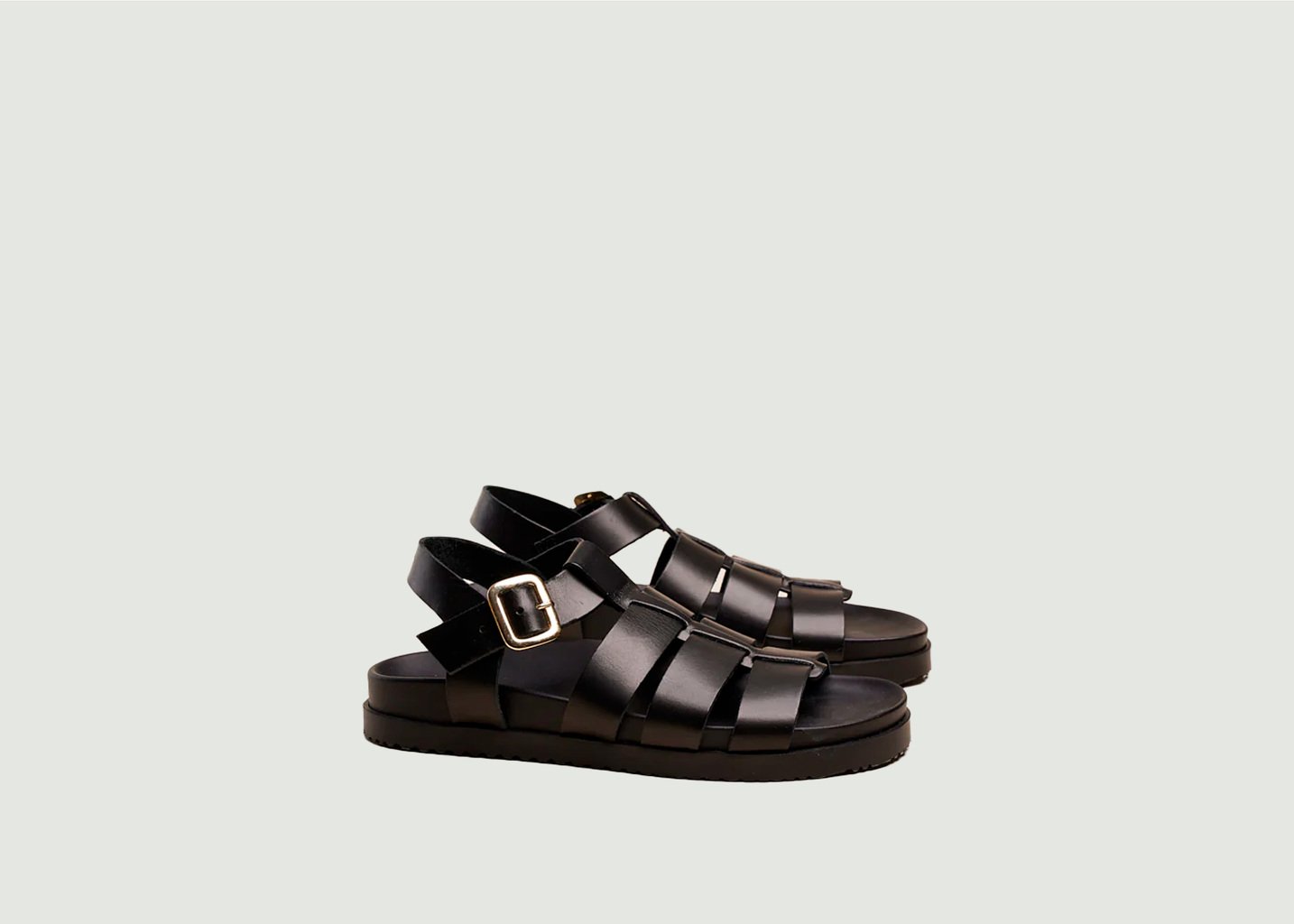 L'exception Sandales Scarlett Noir Odaje Ex M.Moustache